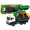 Camion con gru e rimorchio 1:16 verde