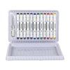 Set di pennarelli ad acqua colorati in valigetta 12 pezzi