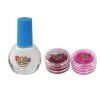 Set di bellezza con glitter e smalti per bambini