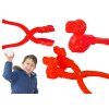 Stampo per palle di neve dinosauro rosso