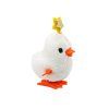 Gallina bianca saltellante a chiave con stella