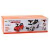 Dondolo per bambini con schienale QX-3396 clacson spazio di stivaggio bianco