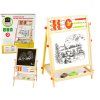 Lavagna educativa in legno 2 in 1 per disegnare