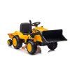 Trattore elettrico con rimorchio S617 giallo