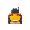 Trattore elettrico con rimorchio S617 giallo