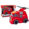 Auto dei pompieri con cannone, suoni e luci, rosso