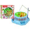 Gioco di pesca con canne, luci e suoni, blu
