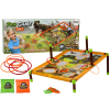 Gioco di abilità lancio di anelli e sacchetti 2 in 1 tavola dinosauri