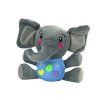 Peluche interattivo elefante blu che suona 19 cm