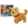Cagnolino interattivo in peluche cammina e abbaia beige