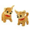 Cagnolino interattivo in peluche cammina e abbaia beige