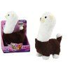 Animale interattivo lama alpaca camminante marrone 23 cm