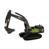 Escavatore cingolato in metallo con benna 1:55 nero-verde