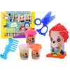 Set creativo di plastilina personaggi salone di bellezza con accessori