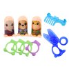 Kreativní sada modelína postavičky kadeřnický salon s příslušenstvím