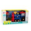 Set di costruzione a vite per bambini locomotiva blu