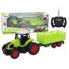 Trattore RC radiocomandato con rimorchio 1:16 verde