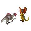 Set di figure di dinosauri Spinosaurus e Dilophosaurus 2 pezzi