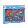 Set di figure di animali marini oceano pesci polpo 4 pezzi