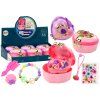 Set di valigette e scatole per gioielli a forma di cuore, scatole per gioielli e accessori MIX
