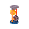 Set da Spiaggia Mulino Paletta Rastrello Formine Arancione