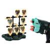 Set pistola con bersaglio e freccette in schiuma Dinosauri verde