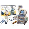 Set per piccolo dottore carrello medico blu
