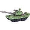 Set per assemblare veicolo militare DIY carro armato verde con suoni e macchinine