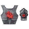 Costume da cavaliere samurai – set di armatura, spada, protezione per i polsi
