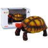 Figura da collezione tartaruga rettile marrone e nera C