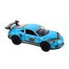 Auto sportivo 1:32 figurina spoiler blu metallico