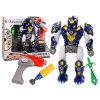 Šroubovací robot s vrtačkou, šroubovákem, světly a zvukem, tmavě modrý