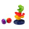 Výuková skluzavka pro kuličky sorter zelený dinosaurus
