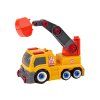 Camion con gru smontabile DIY arancione cartone