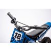 Dětská elektrická motorka Cross 350W 36V modrá12