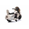 Dětská elektrická motorka Chopper INDIAN bílá03