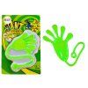 Giocattolo per bambini mano elastica in slime verde