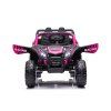 Auto elettrico Buggy Racing 4x4 rosa