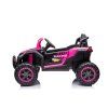 Auto elettrico Buggy Racing 4x4 rosa