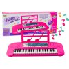 Dětský elektrický keyboard se stojanem na noty růžový