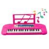 Keyboard elettrico per bambini con supporto per spartiti rosa