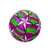Palla di gomma con stelle 24 cm viola