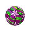 Palla di gomma con stelle 24 cm viola