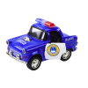 Auto della polizia con motore a frizione, luci e suoni 1:38 blu