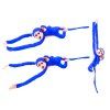Peluche scimmietta con cucciolo 90 cm blu