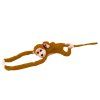 Peluche scimmia con cucciolo 70 cm marrone scuro