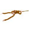 Peluche scimmia con cucciolo 70 cm marrone scuro