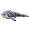 Balena di peluche 110 cm grigia