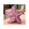 Stella di peluche cuscino 20 cm viola