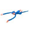 Scimmietta di peluche con effetti sonori 80 cm blu